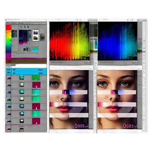 Scanlines Photo Filter PNG Qow