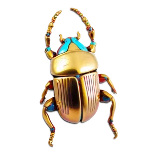 Scarab Beetle Amulet PNG Twu33
