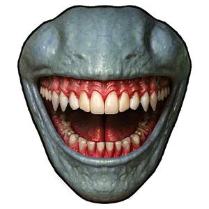 Scary Alien Mouth PNG Vho