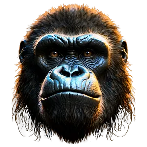 Scary Angry Gorilla Png Kec PNG image