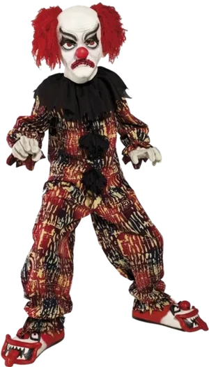 Scary Clown Figure Stance