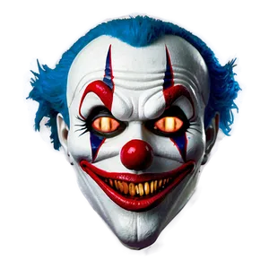 Scary Clown Mask Png 06212024 PNG image