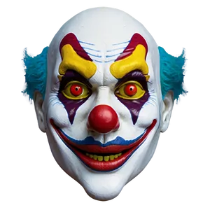 Scary Clown Mask PNG 30
