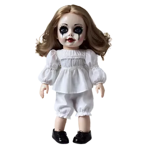 Scary Doll In Forest PNG 06252024 PNG