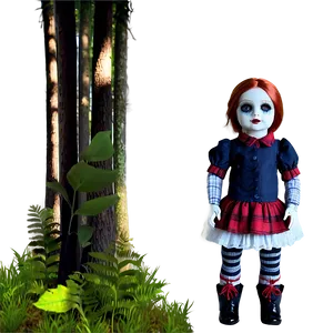 Scary Doll In Forest PNG 13 PNG