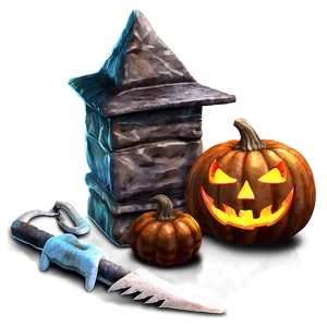 Scary Halloween Props Png 14 PNG image