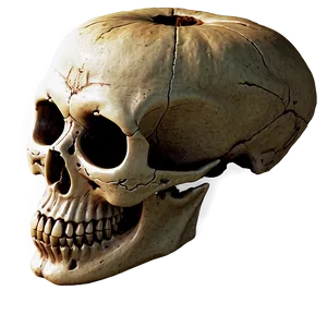 Scary Halloween Skull Png Npv99 PNG image