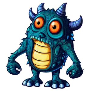 Scary Monster Cartoon Png Vhj PNG image