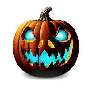 Scary Pumpkin On Haunted Trail PNG 06292024 PNG