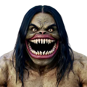 Scary Teeth Monster Png 06132024 PNG image