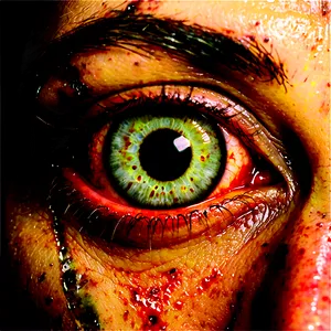 Scary Zombie Eyes PNG Uiy6
