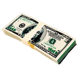 Scattered Dollar Bills Png 06132024 PNG image