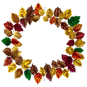 Scattered Fall Leaves Png 69 PNG image