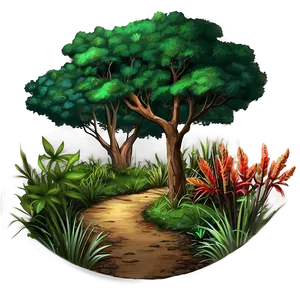 Scenic Nature Trail PNG Wgu62 PNG