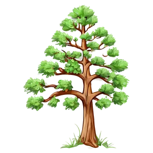 Scenic Tree Line Art Png Cgg PNG image