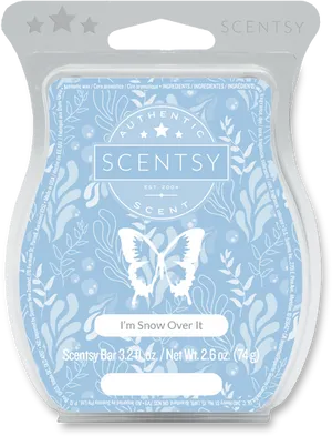 Scentsy Wax Bar Packaging Snow Over It PNG image