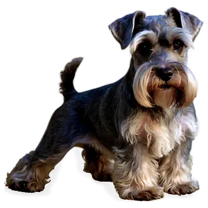 Schnauzer Dog PNG Rfd72