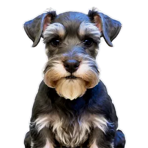 Schnauzer Puppy Training Session PNG Nle PNG