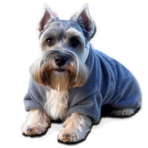 Schnauzer Winter Coat PNG Cdb