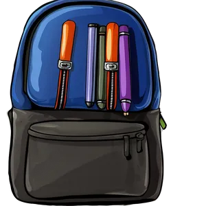 School Backpack Clipart Png Wyk19 PNG image
