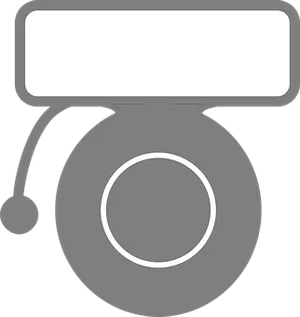 School Bell Icon Graphic PNG image