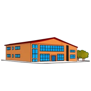 School Building Cartoon PNG Kdd19