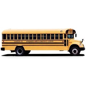 School Bus At Sunset Png 81 PNG image