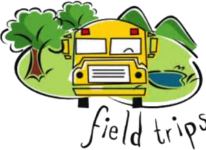 School Bus Field Trips Cartoon PNG image