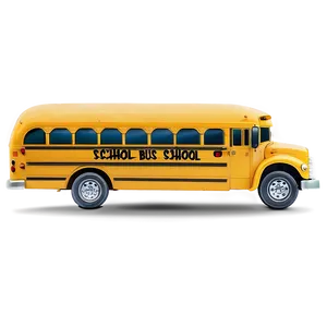 School Bus In Autumn Png Xdm PNG image