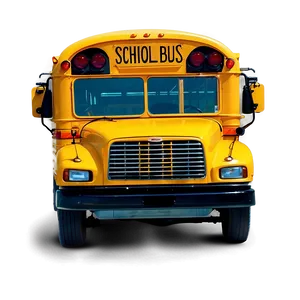 School Bus In Morning Light Png Hau70 PNG image