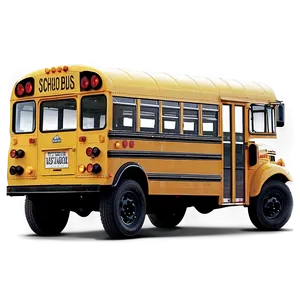 School Bus In Morning Light Png Iyq41 PNG image