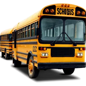 School Bus In Urban Setting Png 05242024 PNG image