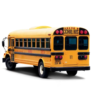 School Bus In Urban Setting Png 05242024 PNG image