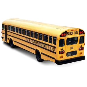 School Bus On Field Trip Png 50 PNG image