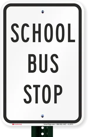 School Bus Stop Sign Image PNG image