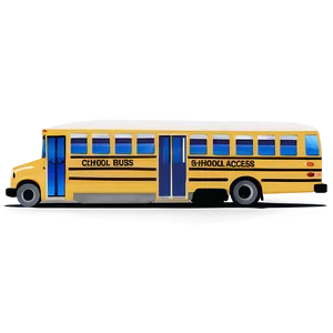 School Bus Wheelchair Access Png Pod1 PNG image