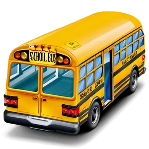 School Bus With Bicycle Rack Png Sgm PNG image