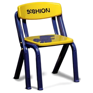School Chair With Name PNG Tfa65 PNG