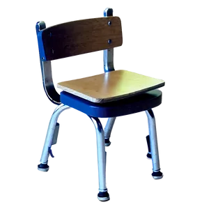 School Chair With Storage PNG Mpk46 PNG