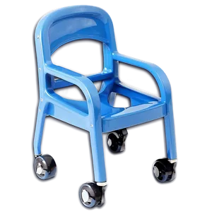 School Chair With Wheels PNG Wos PNG
