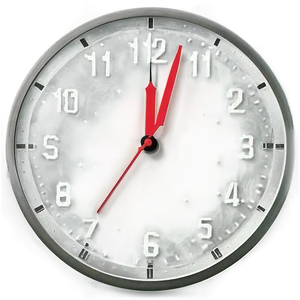 School Clock Clipart PNG 06262024