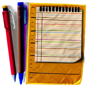 School Note Paper PNG 06262024 PNG