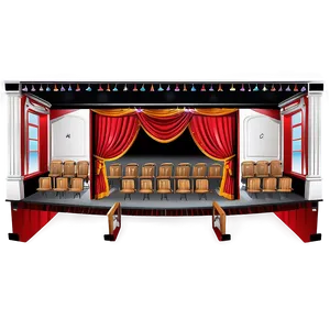 School Theater Stage Png Gqj PNG image