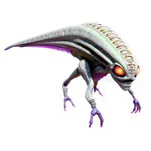 Sci-fi Alien Creature PNG Vnh1