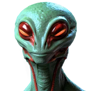 Sci-fi Alien Creature PNG Wvf84
