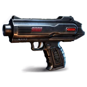 Sci-fi Blaster Pistol PNG Wng38 PNG