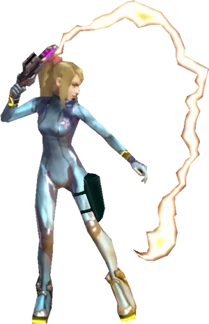 Sci Fi Heroine With Energy Whip PNG image