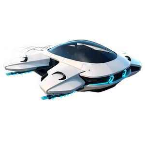 Sci-fi Inspired Flying Car Png 06202024 PNG image