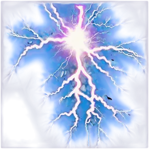 Sci-fi Lightning Blast PNG Cwl