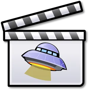 Sci Fi_ Movie_ Clapperboard_ Icon PNG image